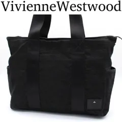 【美品】Vivienne Westwood ORB エンボス トートバッグ 黒色