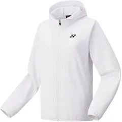 [ヨネックス] ニットウォームアップパーカー [ホワイト (011)] [L]