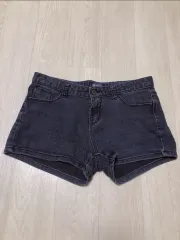 インディゴデニム ハーフパンツ M