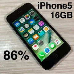 iPhone5 16GB BLACK バッテリー86% Softbank