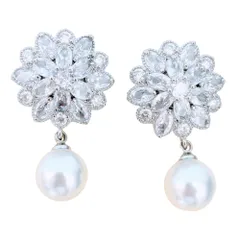 【irismile】クリップ式イヤリング ウェディング ブライダル クラシカル AAAジルコニア 結婚式 パーティー ダンス 和装