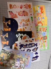 율밤곰/jjoramzi 外 ダイアリーデコ ステッカー まとめ 在庫処分