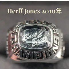 Herff Jones 6号 2010年 チャンピオンリング ブラック ヴィンテージ 希少 カレッジリング ハーフジョーンズ