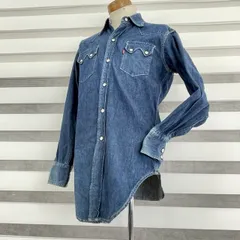 Levis リーバイス カジュアルシャツ ウエスタン Sサイズ 72051018 【中古】長袖 デニムis ショートホーン メンズ? レディース?/516113