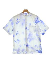 希少 美品 21SS HATRA（ハトラ）｜マーブルプリント シェルシャツ
