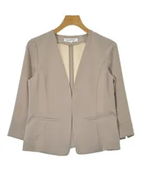 NATURAL BEAUTY BASIC ノーカラージャケット レディース 【古着】【中古】【送料無料】