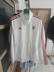 メンズ オーバーサイズ 2XL-3XL adidas アディダス MANCHESTER UNITED FC(マンチェスター・ユナイテッドFC) アンセム トレックトップ ウィンドブレーカー (未使用)