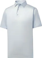 フットジョイ メンズ トップス ポロシャツ プリント FootJoy Mens Tonal Dot Print Lisle Golf Polo White ホワイトのサムネイル