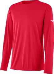 ミズノ メンズ トップス シャツ Mizuno Mens NXT Long Sleeve Shirt Red レッド