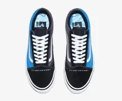 ヴァンズ MITA スニーカー プレミアム オールドスクール ゴアテックス ブラック ブルー 285