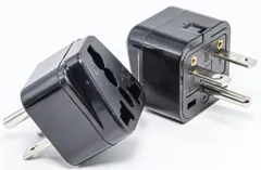 海外 変換プラグ アメリカ標準プラグ コンセント アダプター 海外旅行 (ブラック) [ブラック]