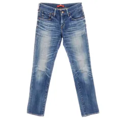 【中古】レッドカード RED CARD ストレッチ コットン デニムパンツ ジーンズ ブルー【サイズ23】【レディース】
