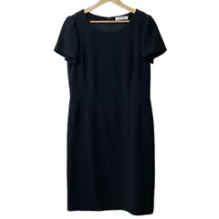 NEMIKA/NEMIKA by Leilian(ネミカ) ワンピース サイズ11 M レディース - 黒 半袖/ひざ丈