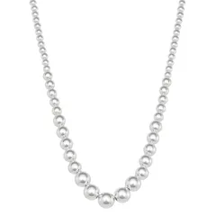 ネーピア レディース アクセサリー ネックレス・チョーカー・ペンダントトップ レース Napier Silver Tone Metal Ball Collar Necklace Silver Tone シルバー