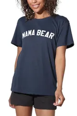 アンブランデッド レディース トップス Tシャツ ジャージー グラフィック Unbranded Juniors Suburban Riot Mama Bear Triblend Jersey Loose Graphic Tee Blue ブルー
