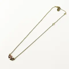 定番人気 ミハエルネグリン Michal Negrin プチフラワーモチーフ チェーンネックレス ピンク┃コスチュームジュエリー【2400014837025】