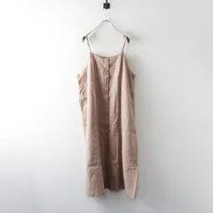 サマンサモスモス Samansa Mos2 SM2 【Slow linen】柄アソートキャミワンピース F∥ピンクベージュ系 ドレス ロング【2400014865882】