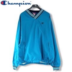 champion Vネックナイロンプルオーバー XL - メルカリ