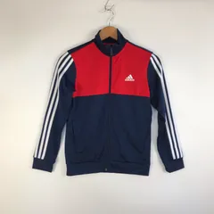 adidas トラックジャケット ネイビー×レッド 150cm 3211202603110002