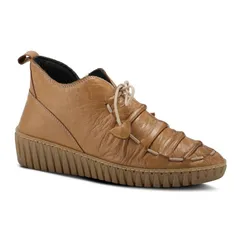 スプリングステップ レディース シューズ ブーツ・レインブーツ アンクル レザー Spring Step Nespea Womens Leather Ankle Boots Camel キャメル