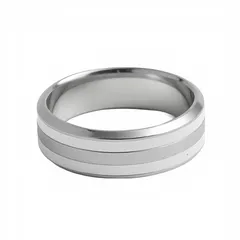 【ギフト対応可】ダニエルウェリントン DANIEL WELLINGTON リング Emalie Ring Satin White S アクセサリー ジュエリー 指輪 レディース メンズ シルバー ホワイト 高級感 人気 ブランド おしゃれ プレゼント 送料無料のサムネイル