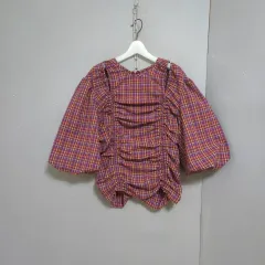 s春特価s45 ORR オル スリット チュールリング ブラウス S n6274