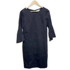 NEMIKA/NEMIKA by Leilian(ネミカ) ワンピース サイズ9 M レディース美品  - ダークネイビー Vネック/長袖/ロング