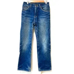 USA製◎ (^w^)b Lee リー since1889 コットン100% デニム パンツ ストレート ジーンズ ジーパン ウォッシュ加工 ヒゲ加工 アメカジ ストリート カジュアル インディゴブルー メンズ W30