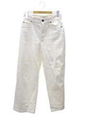 ウィークエンドマックスマーラ 513611096 デニムパンツ 38 アイボリー ワイド ITE9ZKOWY70C