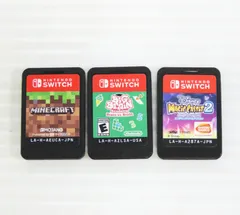 Nintendo SWITCH ソフト3本セット マインクラフト／マジックキャッスル2／Big Brain Academy: Brain vs. Brain☆0312-824/JN・ライト