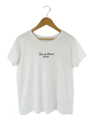 ドレスキップ DRESKIP プルオーバー シャツ 半袖 ワンポイント ホワイト サイズL QQQ