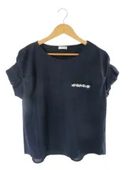 ドレスキップ DRESKIP プルオーバー シャツ ブラウス 装飾 半袖 ネイビー サイズM QQQ