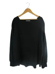 オペークドットクリップ OPAQUE.CLIP Tシャツ スクウェアネック 長袖 無地 サイズ38(M) 黒 QQQ