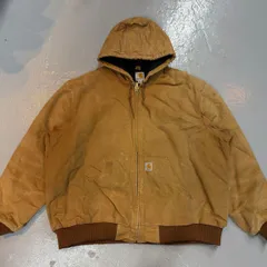 古着　ビンテージ ゆったり2XL Carhartt カーハート USA製 アクティブジャケット ダックジャケット パーカー