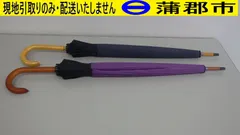 【現地引き取りのみ　リユース品】24本骨蛇の目傘　2本（R7-949)のサムネイル