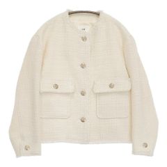 Her lip to Classic Long Tweed Jacket S - メルカリ