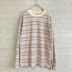 BRANSHES　ブランシェス　ストライプ　長袖Tシャツ　【M】　レディース