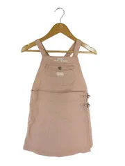 ベビーピンクハウス BABY PINK HOUSE ジャンパースカート サロペット ロゴ ワンポイント 刺繍 ピンク サイズS QQQ