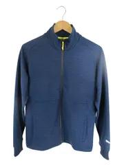 プーマ PUMA ジャージ トレーニング トラック ジャケット ジップアップ 長袖 無地 ネイビー サイズM QQQ