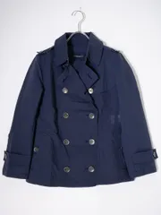 BURBERRY LONDONバーバリー ロンドン イタリア製生地 ショートデザイントレンチコート スプリングジャケット【38】【LCTA79349】
