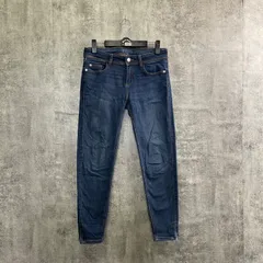 【T-669】ZARA ZARA BASIC スキニーデニム レディース S相当 インディゴ ストレッチ デニムパンツ スリム 細身 カジュアル シンプル 古着 春夏 秋冬 レディース古着