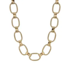 1928 レディース アクセサリー ネックレス・チョーカー・ペンダントトップ レース 1928 Gold Tone Link Necklace Yellow イエロー