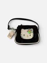 激レア/1998 レトロキティーハローキティ ブラック エナメル ミニバッグ (タグ付き新品