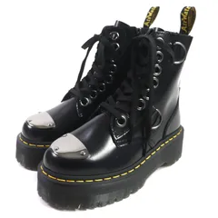 【ドンドン見直し】未使用品▼Dr.Martens ドクターマーチン 30789001 JADON ALT ジェドン レザー レースアップ ブーツ ブラック UK 3 箱付き レディース