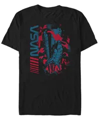 フィフスサン メンズ トップス Tシャツ Fifth Sun NASA Mens Rocket Launch Short Sleeve T shirt Black ブラック