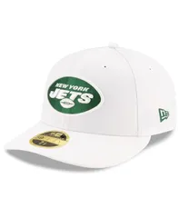 ニューエラ メンズ アクセサリー 帽子 New Era Mens White New York Jets Historic Omaha Low Profile 59FIFTY Fitted Hat White ホワイト