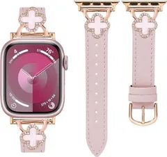 94h2320 コンパチブル Apple Watch バンド 本革 レディース スリム アップルウォッチ レザー交換ベルト 細い 柔らかい おしゃれ 可愛い アップルウォッチ バン