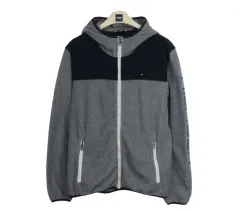 19307 トミーヒルフィガー フード ジップアップ ジャケット 100 メンズ アウター ブランド古着