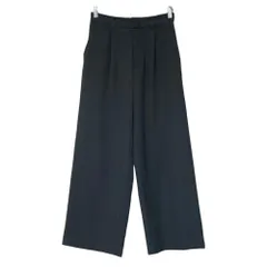 美品 crewre クルーレ サイドシーム ニットラインスラックスパンツ CR25AW11147 サイズ2 グレー レディース 古着 中古 USED