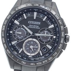 美品 シチズン アテッサエコ・ドライブ GPS ブラックチタCC4004-58E